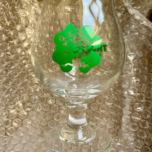 Tree House It's Your Lucky Day Shamrock Tulip Glass