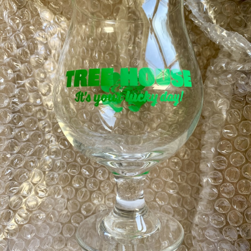 Tree House It's Your Lucky Day Shamrock Tulip Glass