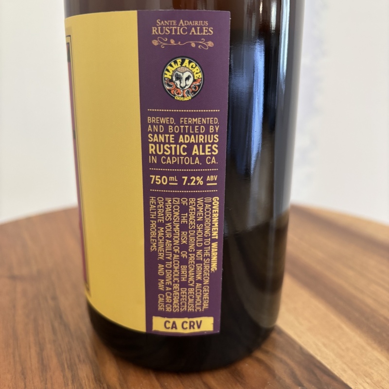 3 Sante Adairius vintage bottles