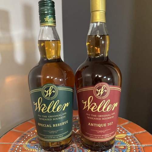 Weller Antique 107 (OWA) and Special Reserve (WSR)