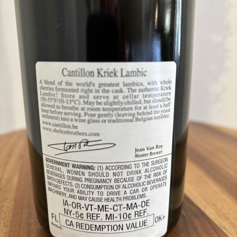 Cantillon - 5 vintage bottles