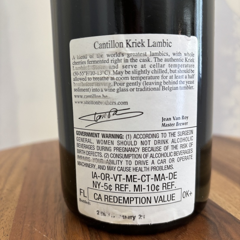Cantillon - 5 vintage bottles