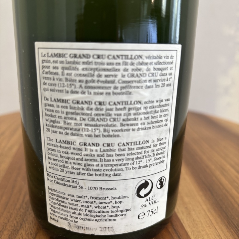 Cantillon - 5 vintage bottles
