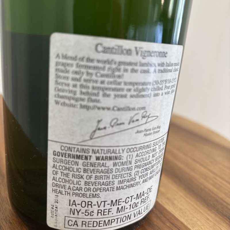 Cantillon - 5 vintage bottles