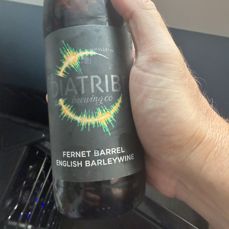 Diatribe Fernet barrel aged Barleywine