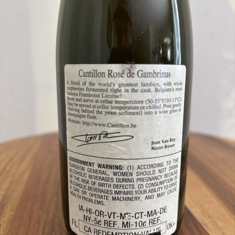 Cantillon - 5 vintage bottles
