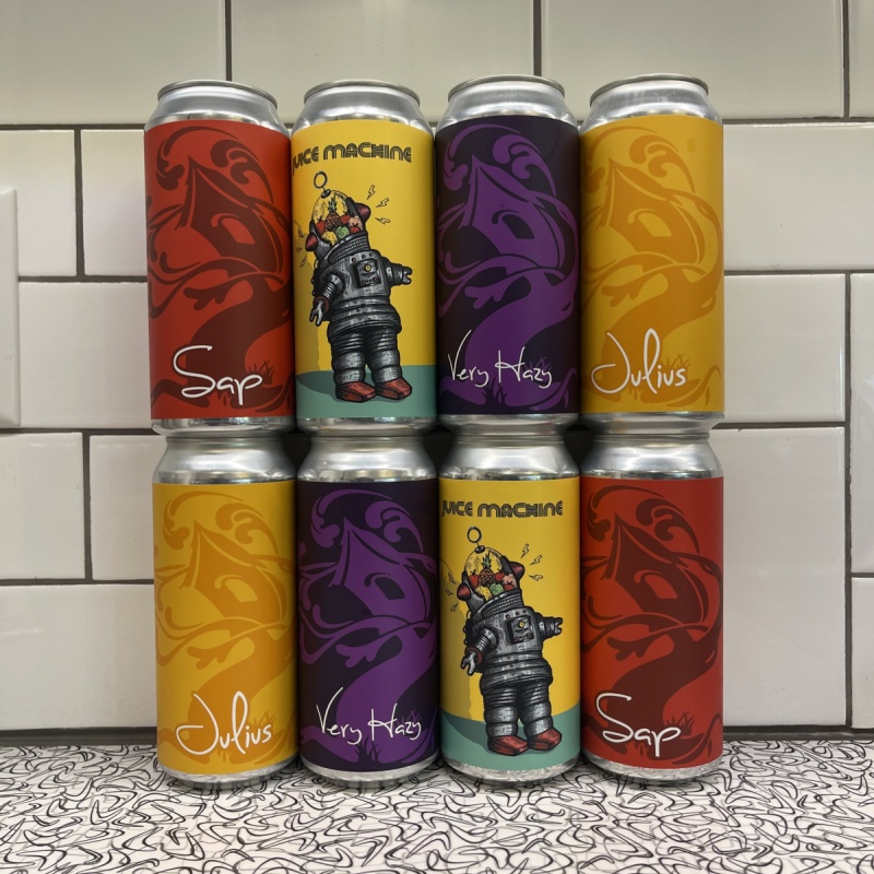 Tree House Woodstock IPA Can 8-Pack - 2 ea Very Hazy, Juice Machine, Julius, & Sap