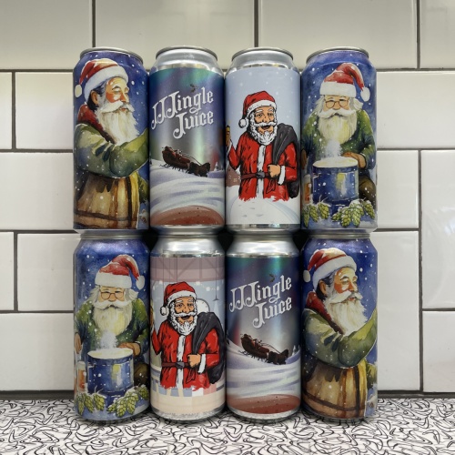 Tree House Christmas DIPA Can 8-Pack - 2 ea Jjjolly Juice Jjjingleee Juice Juicy All the Way & I'm Dreaming of a Hazy Christmas