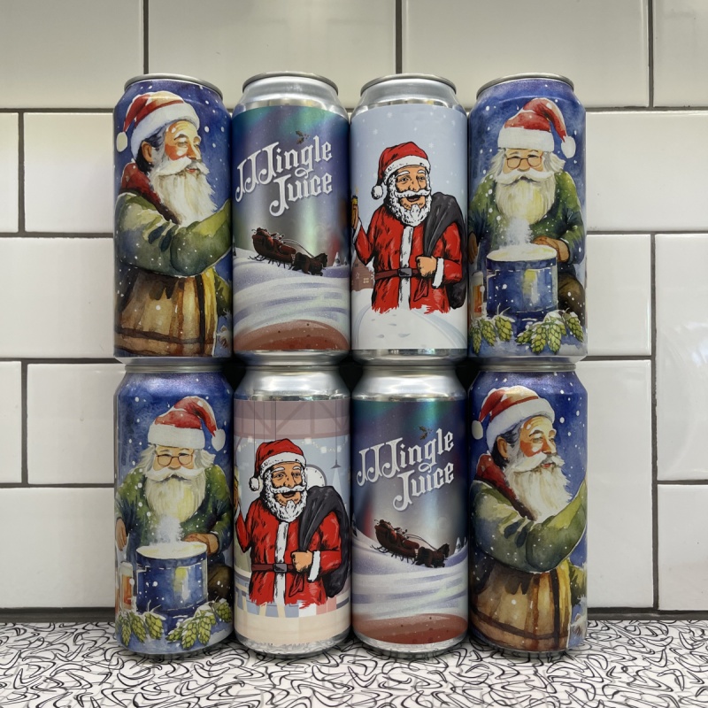 Tree House Christmas DIPA Can 8-Pack - 2 ea Jjjolly Juice Jjjingleee Juice Juicy All the Way & I'm Dreaming of a Hazy Christmas