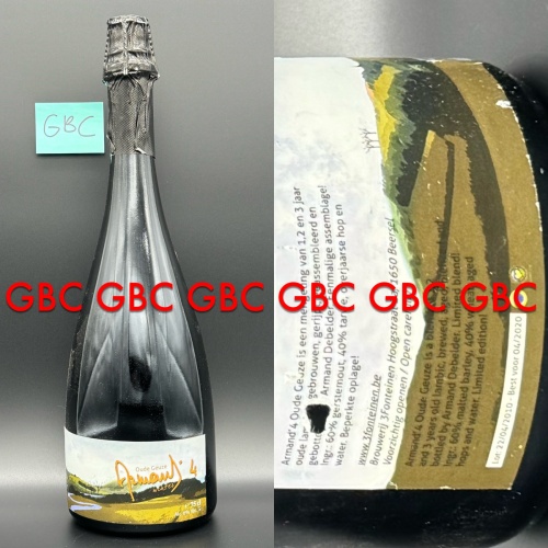 3 Fonteinen Armand'4 Armand Oude Geuze Winter 750ml 2010