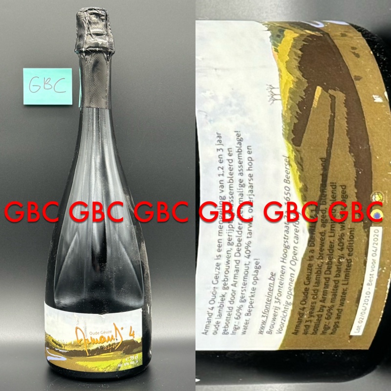 3 Fonteinen Armand'4 Armand Oude Geuze Herfst 750ml 2010