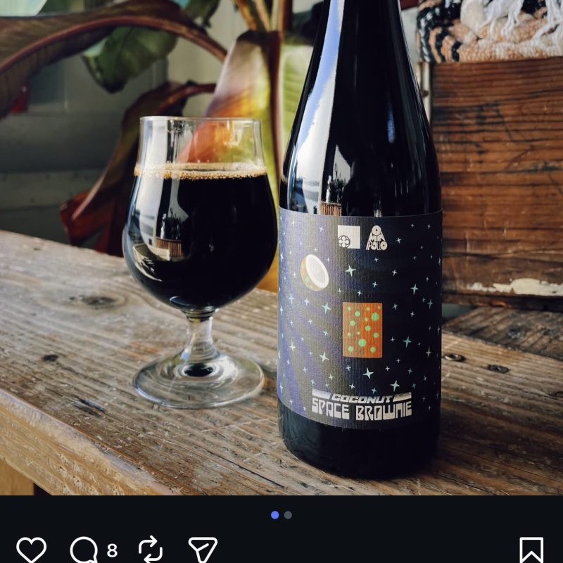 Monkish COCONUT SPACE BROWNIE