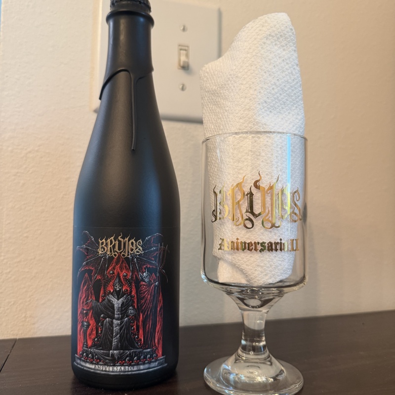 24 Hours! Brujos Aniversario II Anniversary Imperial Stout + Glass!