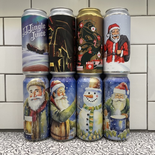 Tree House Christmas DIPA Can 8-Pack Gift of Hops Jjjolly Jjjingleee Juicy All the Way I'm Dreaming Most Wonderful Time All I Want & Jolly Juice