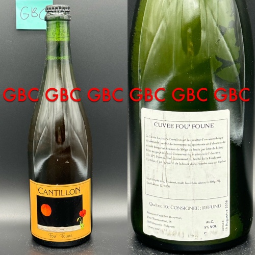 Cantillon Fou'Foune Fou Foune 750ml 2009
