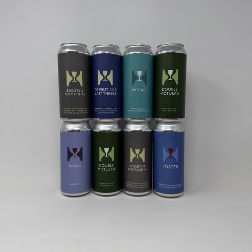 Hill Farmstead Brewery - Monthly IPA Mix 8-Pack - Edward Double Mosaic Citra Galaxy Motueka Mosaic Abner Harlan & More