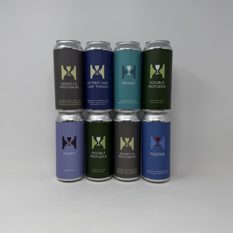 Hill Farmstead Brewery - Monthly IPA Mix 8-Pack - Edward Double Mosaic Citra Galaxy Motueka Mosaic Abner Harlan & More