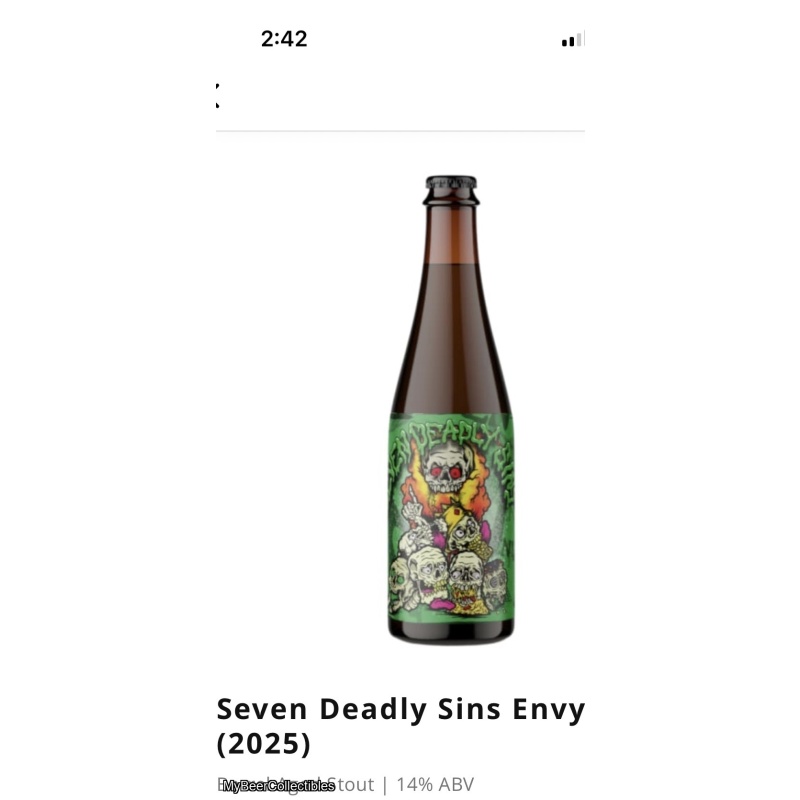 Lot of 7. Imprint’s seven deadly sins collection