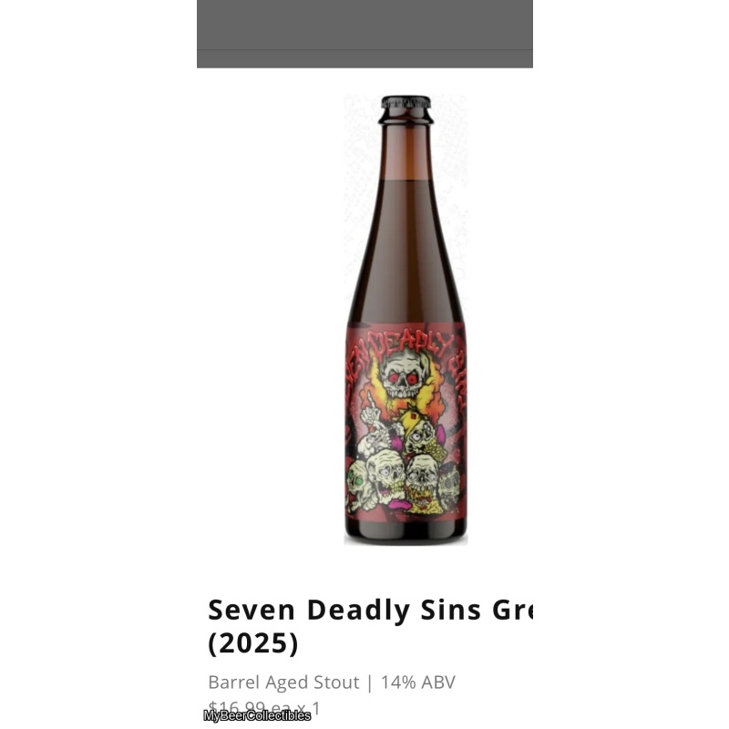 Lot of 7. Imprint’s seven deadly sins collection
