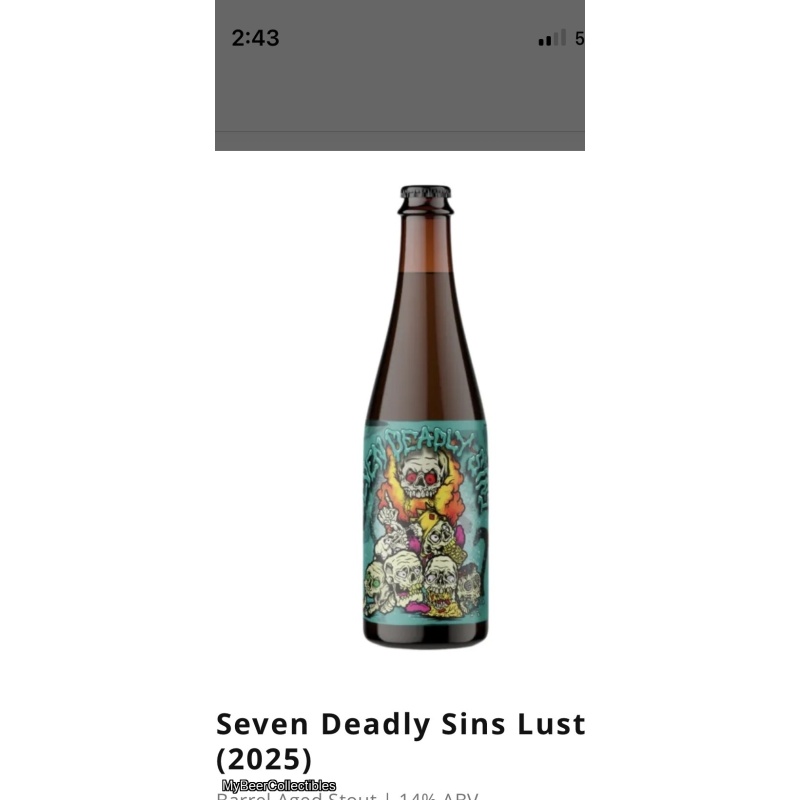 Lot of 7. Imprint’s seven deadly sins collection