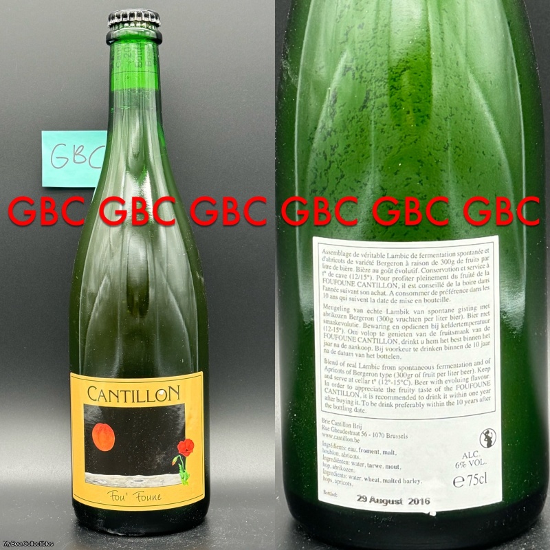 Cantillon Fou'Foune Fou Foune 750ml 2016