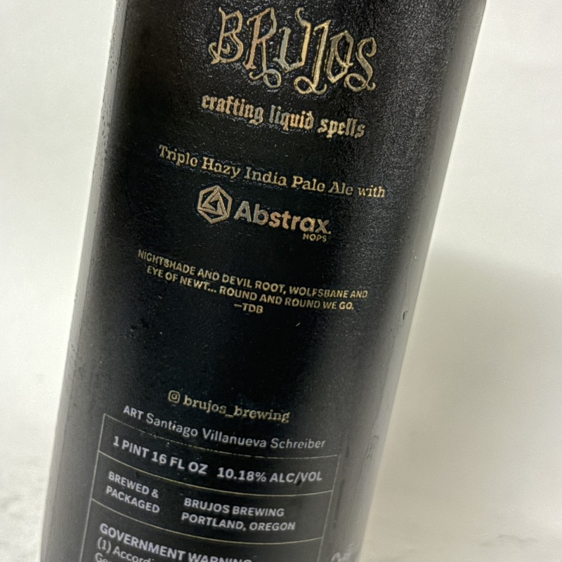 The Seed & Brujos Collab Servant of the Sacred Runes IPA *& BRUJOS LUNA TONE TIPA