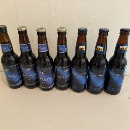 Bell's black note, mixed years 7 bottles