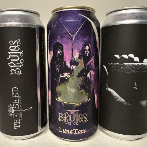 The Seed & Brujos Collab Servant of the Sacred Runes IPA *& BRUJOS LUNA TONE TIPA