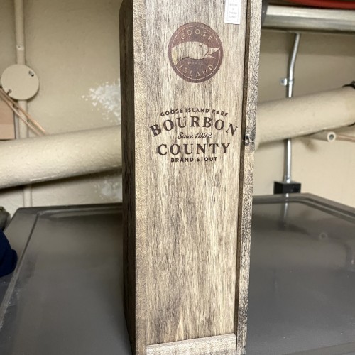Goose Island Bourbon County Rare 2015 w wooden box, sealed
