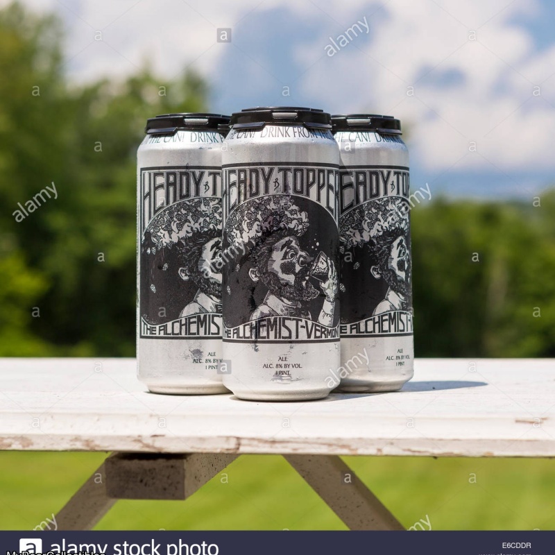 Alchemist 12 cans of Heady Topper. Brewed fresh and cold on 11/28/25.