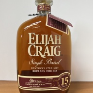 Elijah Craig Single Barrel 15yr  - 108 Proof / 15 Years Old / EC15 - Barrel 33 or 34