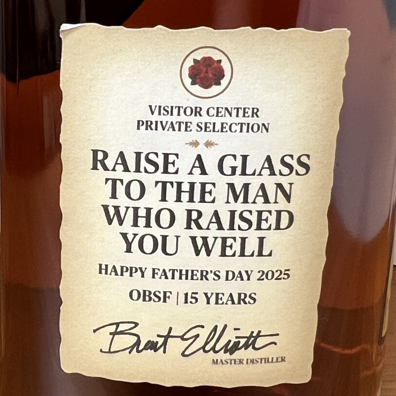 Four Roses 15yr OBSF Happy Father’s Day 2025 Visitor Center Release  - 117.8 Proof / 15 Years / Fathers