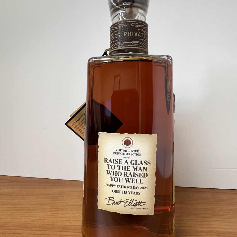 Four Roses 15yr OBSF Happy Father’s Day 2025 Visitor Center Release  - 117.8 Proof / 15 Years / Fathers