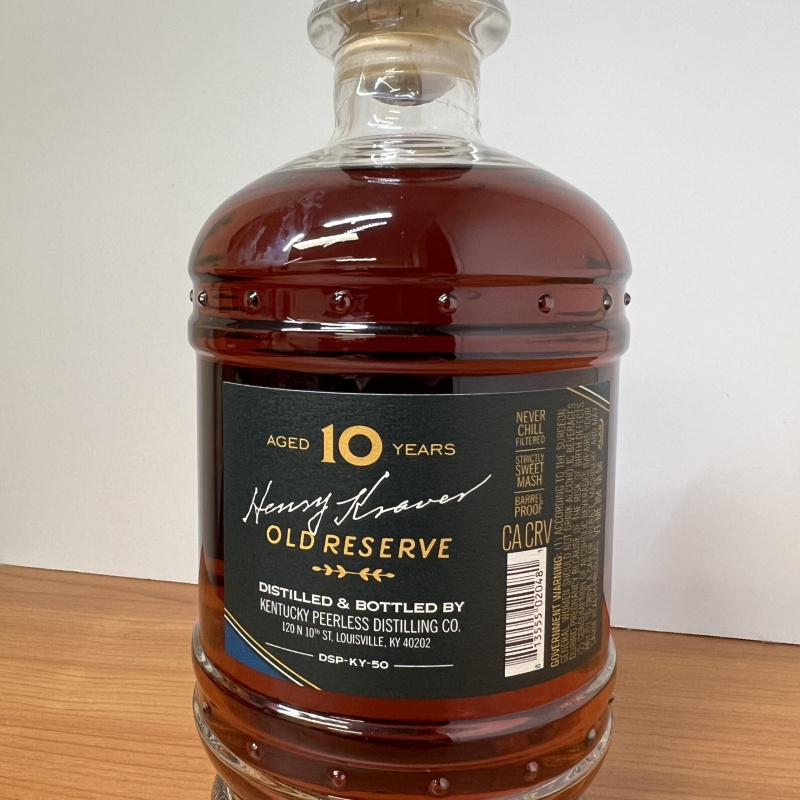 Peerless Henry Kraver Old Reserve 10yr / Aged 10 Years  - 117.6 Proof