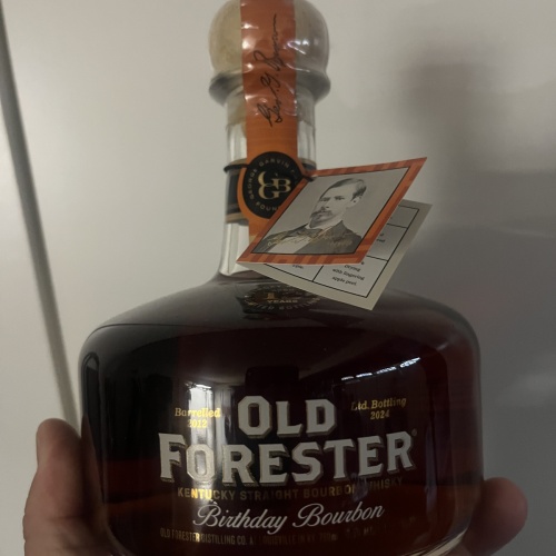 Old Forester Birthday Bourbon 12 Year Whiskey