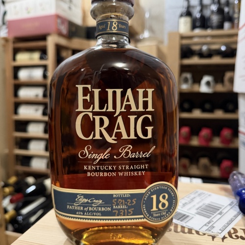 Elijah Craig 18 year