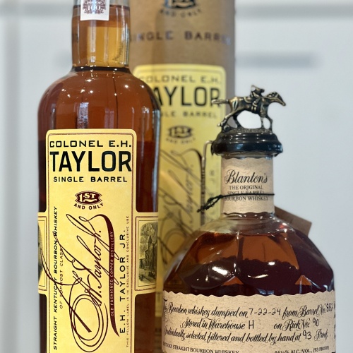 Blantons & EH Taylor Single Barrel (2 Bottles)