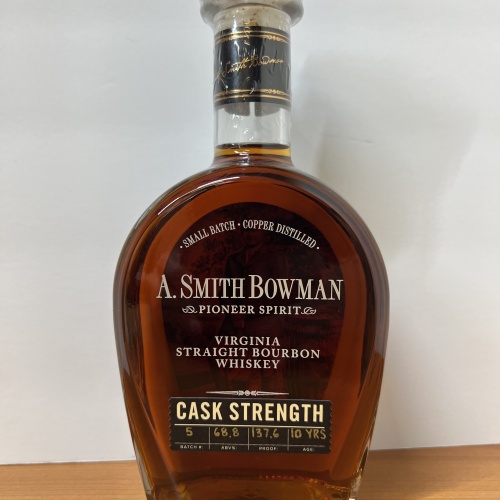 A. Smith Bowman Cask Strength 2026 Batch 5 - 137.6 Proof / ASBCS B5 - 10yr