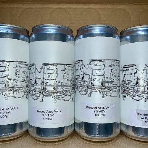 4x Fidens Axe Week Crowlers Blended Axes Vol. 1, 2, 3, 4