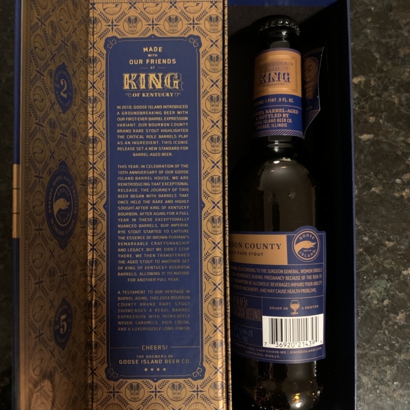 Bourbon County Brand RARE Stout variant 2024 Goose Island