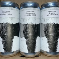 3x Fidens Crowlers Egger’s Axe w/ Mango, Lauren’s Axe w/ Passion Fruit, Timber’s Axe w/ Strawberry