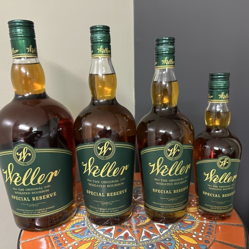 Weller Special Reserve bundle - 1.75 L, 1 L, 750 mL, and 375 mL