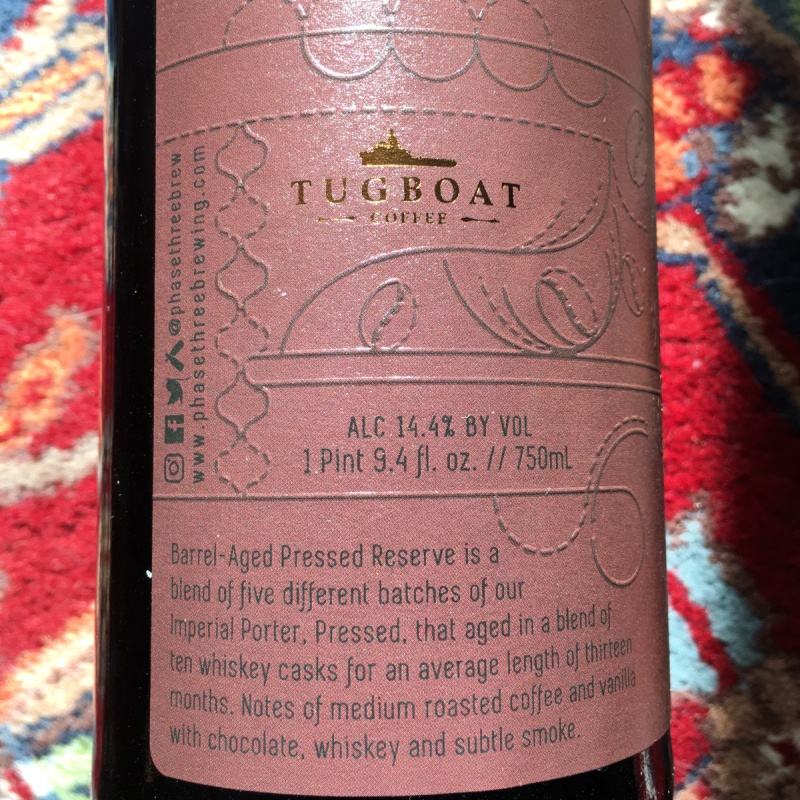 Phase Three Pressed Reserve BA 2022