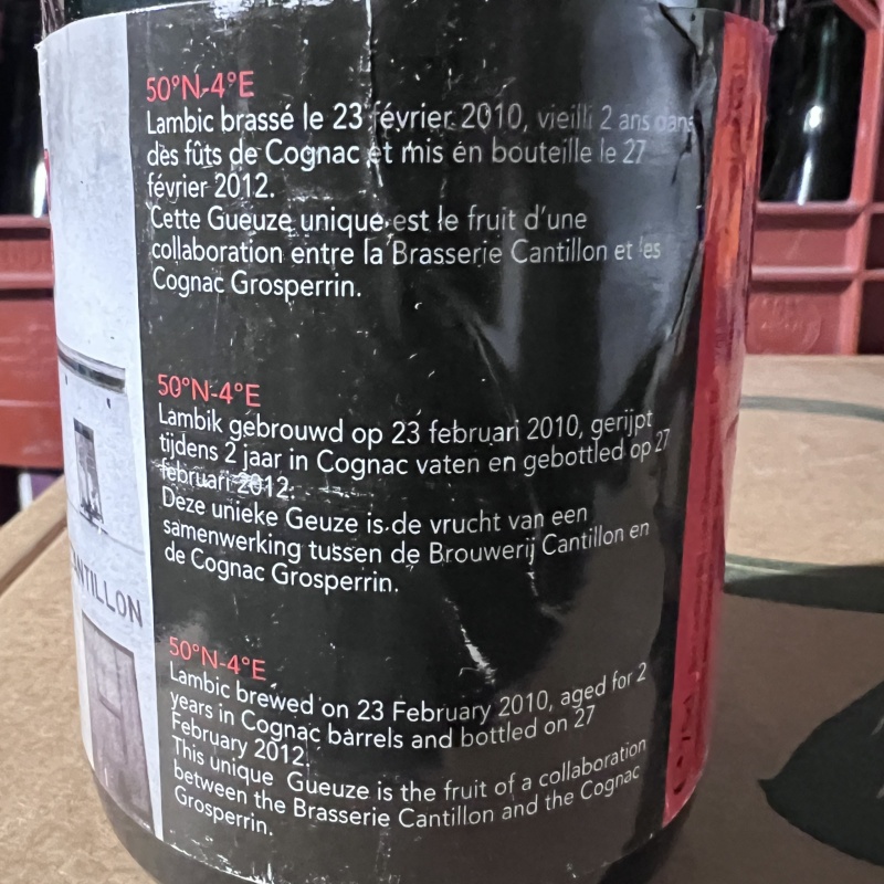 **New Years Sale** Cantillon 50ºN - 4ºE