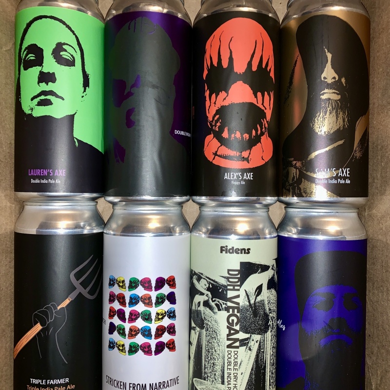 Fidens 8pk Alex’s, Sam’s, Rossi’s, Lauren’s, Timber’s Axe, Stricken From the Narrative, Triple Farmer, DDH Vegan