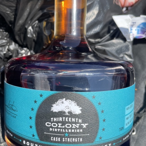 13th Colony Distillery cask strength Ryr!! Free Shipping