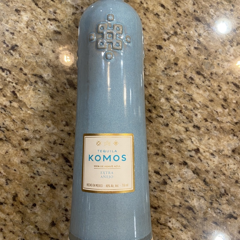 Komos Extra Anejo Tequila 750 ml Bottle