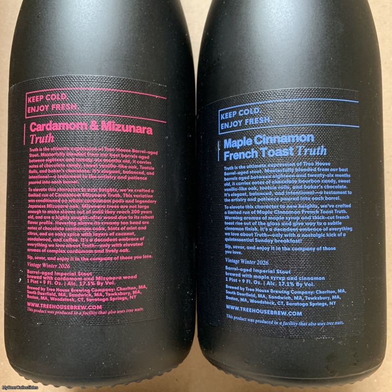 Tree House Cardamom Mizunara Truth + Maple Cinnamon French Toast Truth 2026