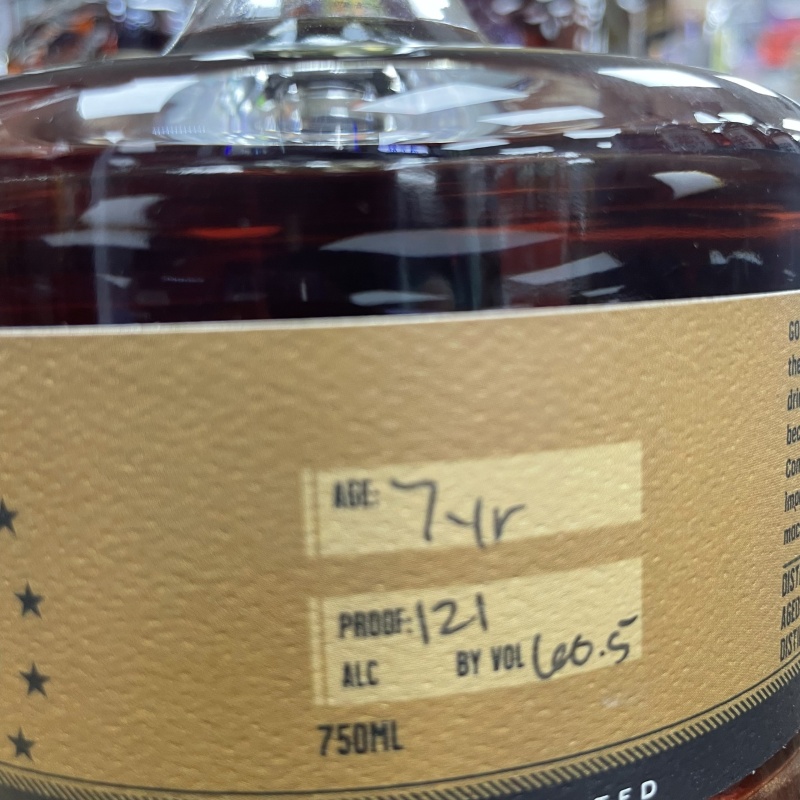 13th Colony Cask Strength Bourbon Store Pick!!! Free Shipping!!