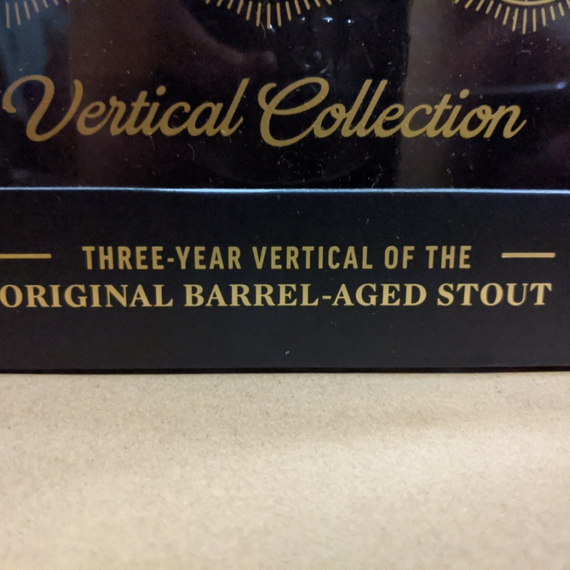 Goose Island Bourbon County BCBS Vertical 2017, 2018 & 2019 Box Set;  2020 & 2021 BCBS